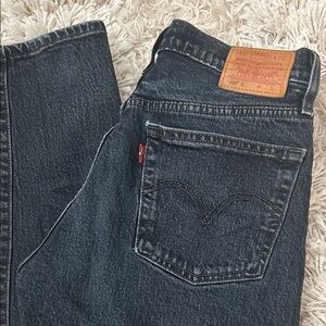 Levi's 501 S Distressed Black Jeans